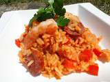 Jambalaya au chorizo - Les recettes de mimi