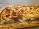 Lasagne aux courgettes et chorizo