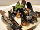 Moules sauce poulette