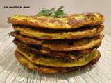 Pancakes de courgette - Les recettes de mimi