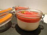 Panna cotta fromage blanc fraises et vanille