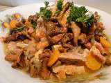 Poulet aux girolles - Les recettes de mimi