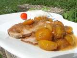 Rôti de veau aux mirabelles - Les recettes de mimi