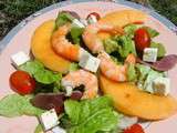 Salade estivale terre et mer