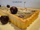 Tarte cerises et pistache