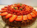 Tarte renversée aux fruits rouges