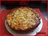 Gâteau aux yaourts pommes rhubarbes