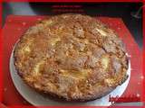 Gateau moelleux pommes pink ladys  et nappage tarte aux sucres