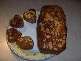 Gateau au yaourt noisettes-amandes ........dessus/dessous