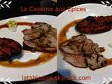 Rôti de veau laqué aux épices ( la Caverne aux épices)