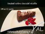 Fondant extra au chocolat à la ricotta