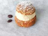 Choux à la crème au café chantilly mascarpone ultra fondante