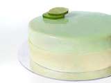 Entremets au citron vert et à la pistache