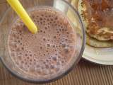 Banana oatmeal smoothie et pancakes