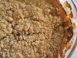 Crumble a la rhubarbe