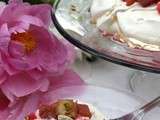 Pavlova à la Rhubarbe