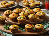 Étonnants muffins salés : l’alliance parfaite des légumes et du fromage