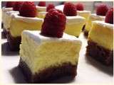 Mini cheese cake….Chocolat, saveur vanillée et framboise