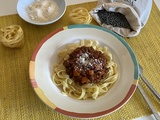 Bolognaise veggie aux lentilles