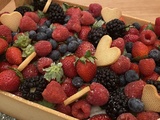 Cagette de fruits rouges, dessert de notre ballade gourmande entre voisins