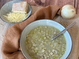 Soupe d'oignons doux des Cévennes aux crozets et Beaufort