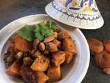 Tajine de légumes d'hiver aux fruits secs et à la coriandre