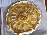 Tarte fine mangue et pomme, pour ensoleiller vos repas d'hiver