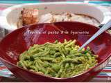 Troffie al pesto à la ligurienne