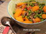 Version des petits pois carottes à la française