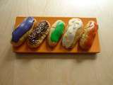 Minis éclairs multicolores