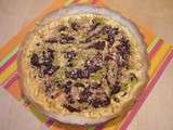 Tarte rhubarbe pomme chocolat