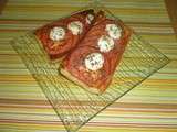 Tartine chaude tomate mozza