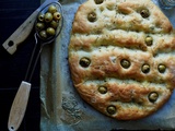 Focaccia aux olives & romarin comme en Italie