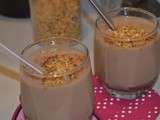 Milkshake banane/nutella et pralin