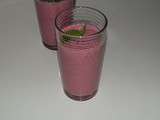 Smoothie aux framboises