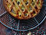 Tarte à la rhubarbe du jardin