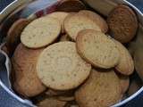 Biscuits au beurre et a la vanille