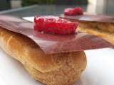 Eclairs choco-framboise