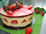 Fraisier red velvet