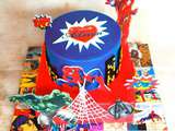 Gateau avengers-super heros-comics