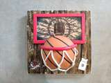 Gateau ballon de basket-ball decor musique - basket ball cake