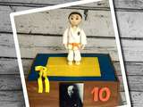 Gateau judoka et tatami