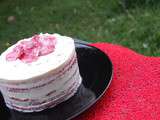 Gateau typique americain red velvet