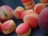 Macarons a la peche