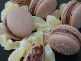 Macarons chocolat et gingembre