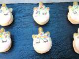 Macarons elephant vert et licorne