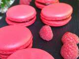 Macarons framboise - confiture