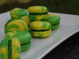 Macarons menthe-pomme verte