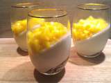 Panna cotta coco-mangue