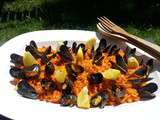 Risotto aux fruits de mer et chorizo - thermomix